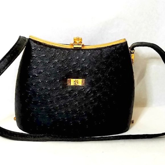 Castella Strap Black Hand Bag ﻿ - Picture 1 of 13